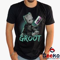 Camiseta Groot 100% Algodão Guardiões da Galáxia Guardians of The Galaxy Geeko