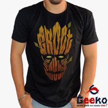 Camiseta Groot 100% Algodão Guardiões da Galáxia Guardians Of The Galaxy Geeko