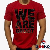 Camiseta Groot 100% Algodão Guardiões da Galáxia - We Are Groot Guardians of The Galaxy Geeko