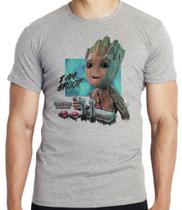 Camiseta Groot controle Blusa criança infantil juvenil adulto camisa tamanhos