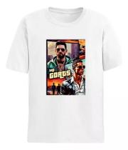 Camiseta GTA com Messi e Cristiano Ronaldo - Para Fãs do Futebol e Games