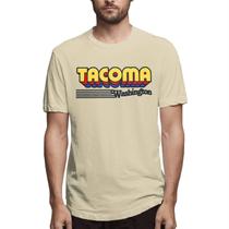Camiseta GTUGHDK Tacoma City Retro 70s Washington para adultos