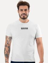 Camiseta Guess Masculina Patch Logo Branca