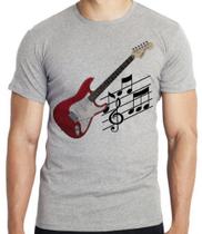 Camiseta Guitarra Instrumento Blusa criança infantil juvenil adulto camisa tamanhos