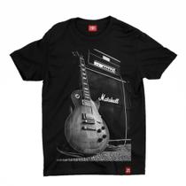 Camiseta Guitarra Les Paul Gibson Marshall