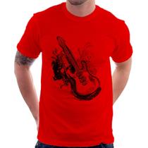 Camiseta Guitarra Reggae - Foca na Moda