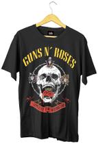 Camiseta Guns and Roses - Appetite for Destruction - Estilo Rock Unissex Camiseta Guns and Roses - Appetite for Destruction - Estilo Rock Unissex