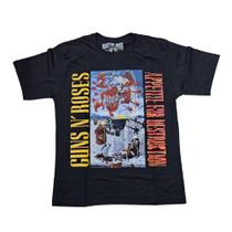 Camiseta Guns N' Roses Appetite For Destruction Blusa Adulto Banda de Rock Mr467 Camiseta Guns N' Roses Appetite For Destruction Blusa Adulto Banda de Rock Mr467