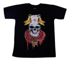 Camiseta Guns N' Roses Blusa Adulto Unissex Banda de Rock Epi061 BM - Bandas