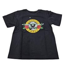 Camiseta Guns N' Roses Blusa Infantil Banda de Rock Maj1239