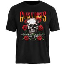 Camiseta Guns N' Roses Skull N' Roses