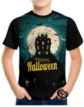 Camiseta Halloween Masculina Terror Infantil Blusa est2
