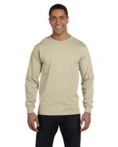 Camiseta Hanes 5186 Fashion for Masculina Sand XXL