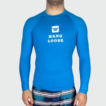 Camiseta Hang Loose Lycra Surf Boarder Azul