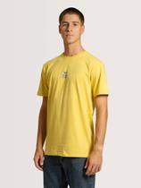 Camiseta hang loose original logblock amarelo