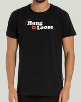 Camiseta Hang Loose Silk MC Round, Preto
