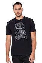 Camiseta Hangar 33 Estampa Aviator Preto
