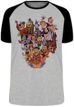 Camiseta Hanna Barbera personagens Blusa Plus Size extra grande adulto ou infantil Camiseta Hanna Barbera personagens Blusa Plus Size extra grande adulto ou infantil