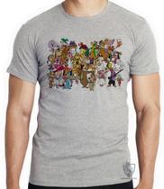 Camiseta Hanna Barbera personagens II Blusa criança infantil juvenil adulto camisa todos tamanhos