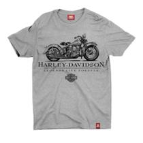 Camiseta Harley D - Cinza