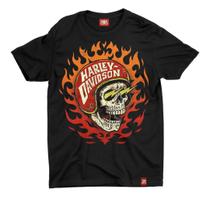 Camiseta Harley Davidson Capacete