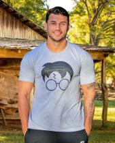 Camiseta Harry Portter Caricatura com Oculos Adulto Camiseta Harry Portter Caricatura com Oculos Adulto