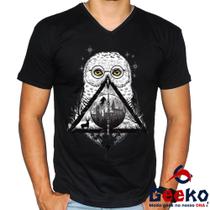 Camiseta Harry Potter 100% Algodão Hedwig Geeko 01