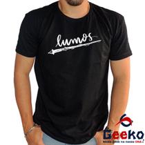 Camiseta Harry Potter 100% Algodão Lumos Hogwarts Geeko 12