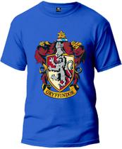 Camiseta Harry Potter Grifinória Básica Malha Algodão 30.1 Masculina e Feminina Manga Curta