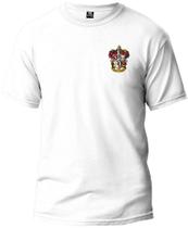 Camiseta Harry Potter Grifinória Classic Adulto Camisa Manga Curta Premium 100% Algodão Fresquinha