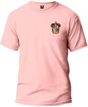 Camiseta Harry Potter Grifinória Classic Feminina 100% Algodão Primeira Linha Gola Redonda