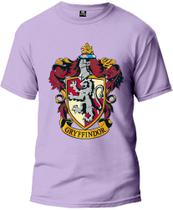 Camiseta Harry Potter Grifinória Masculina e Feminina 100% Algodão Primeira Linha Gola Redonda