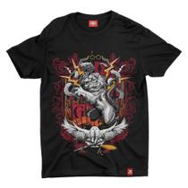 Camiseta Harry Potter Gryffindor Leão e Coruja
