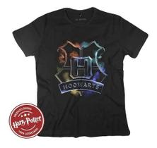 Camiseta Harry Potter Hogwarts Camiseta Hogwarts Casas