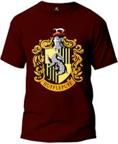 Camiseta Harry Potter Lufa-Lufa Adulto Camisa Manga Curta Premium 100% Algodão Fresquinha