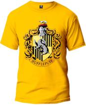 Camiseta Harry Potter Lufa-Lufa Adulto Camisa Manga Curta Premium 100% Algodão Fresquinha