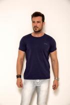 camiseta hauf man - azul basica gola redonda