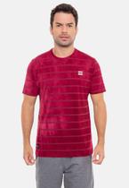 Camiseta HD Stripe Splash Bordô