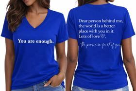 Camiseta HDDXYF You are Enough Mental Health Awareness Unissex Camiseta HDDXYF You are Enough Mental Health Awareness Unissex