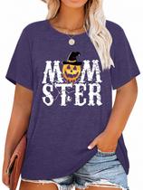 Camiseta HDLTE Hocus Pocus Halloween Sanderson Sisters Roxa