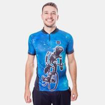 Camiseta Head Ciclismo Azul Camiseta Head Ciclismo Azul