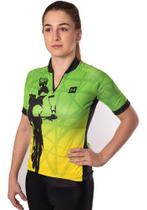 Camiseta Heatd Ciclismo Feminina Verde