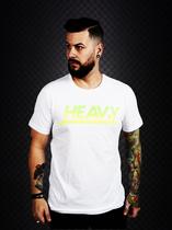 Camiseta Heavy Neon Branca Camiseta Heavy Neon Branca