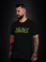 Camiseta Heavy Neon Preta Camiseta Heavy Neon Preta
