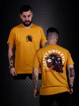 Camiseta Heavy Panther Mostarda Camiseta Heavy Panther Mostarda