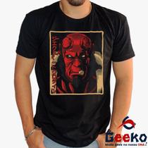 Camiseta Hellboy 100% Algodão Geeko Camiseta Hellboy 100% Algodão Geeko