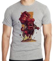 Camiseta Hellboy Blusa criança infantil juvenil adulto camisa todos tamanhos Camiseta Hellboy Blusa criança infantil juvenil adulto camisa todos tamanhos