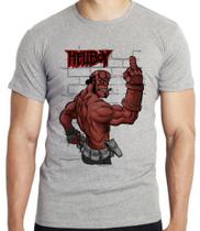 Camiseta HellBoy dedo Blusa criança infantil juvenil adulto camisa tamanhos