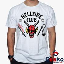 Camiseta HellFire Club 100% Algodão Stranger Things Geeko