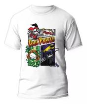 Camiseta Hello Kitty Heroínas - Batman e Arlequina em Algodão